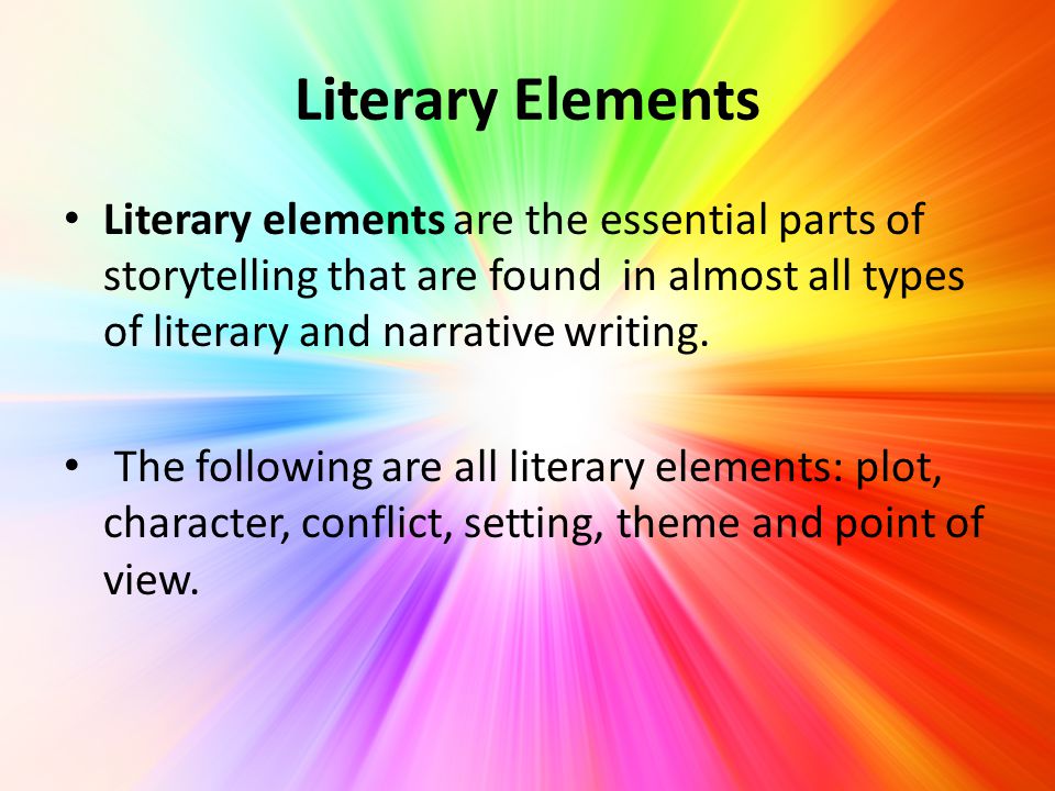 Important elements of essay writing